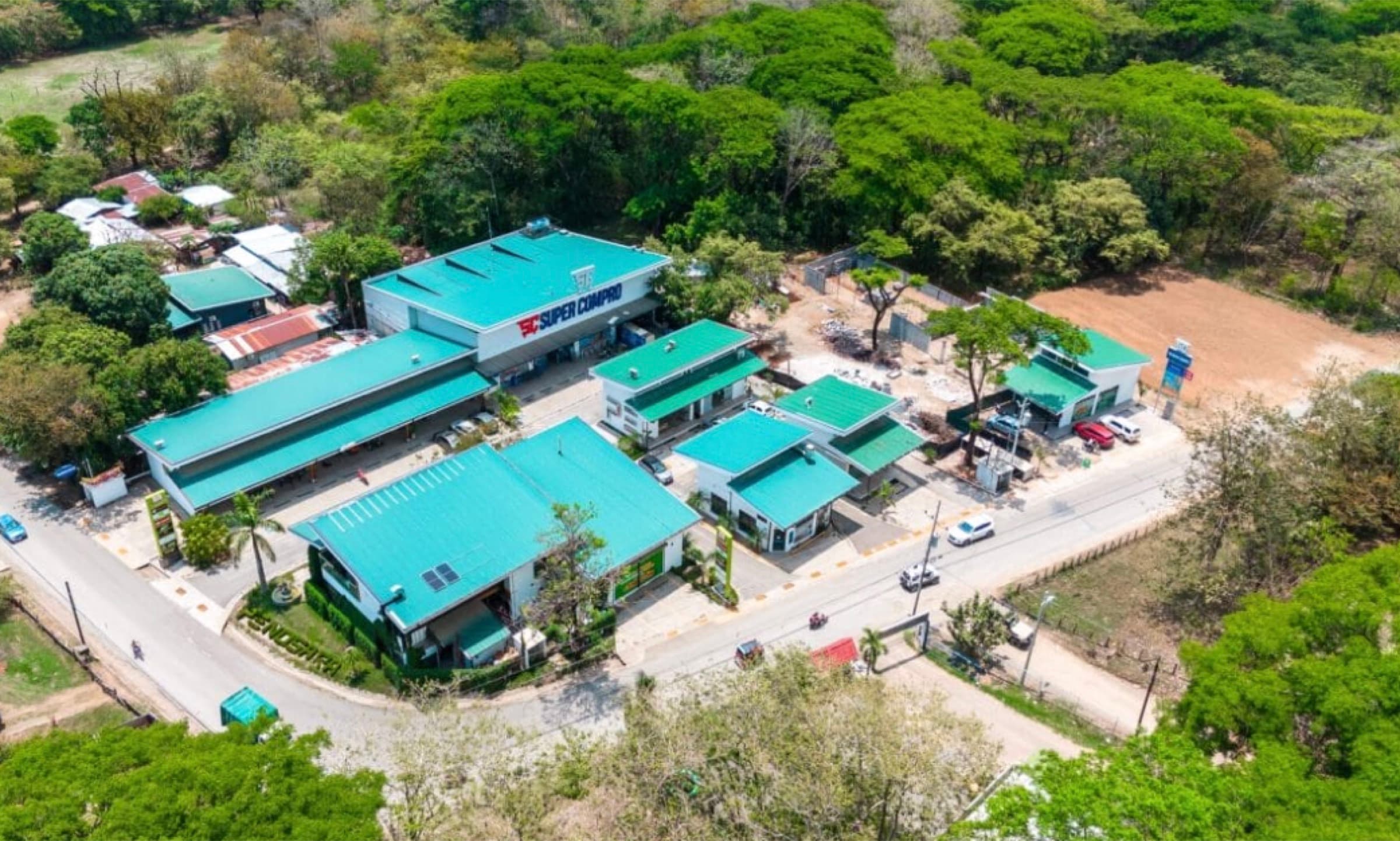 Plaza Elimar commercial center aerial view